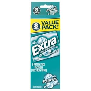 Extra Polar Ice Zuckerfreier Kaugummi, 120 Stk.