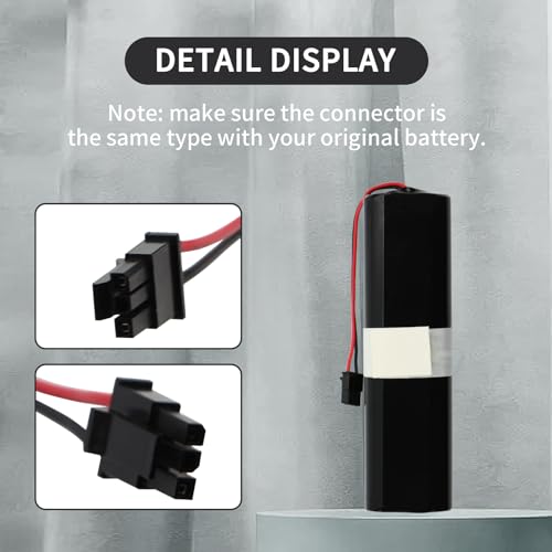 Image of Battery Replacement for Eufy RoboVac X8, X8-T226X, RoboVac-X8-Hybrid White, RoboVac X8 Pro SES Self-Empty Station Robot Vacuum Cleaners Part Number: PA61 Upgraded Battery Pack 14.4V 6400mAh 92.16Wh