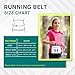VeloChampion Lightweight Running Belt Waist Pack for Men Women - Elasticated Stretch Fit Race Number Holder - No Pins - 3 Sizes - Run. Triathlon. Cycle. Marathon. Jogging (2, X-Small)