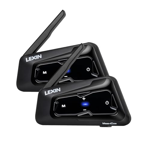 LEXIN MTX バイク用インカム Bluetooth 5.0 (2台セット) 4198J88gZqL.jpg