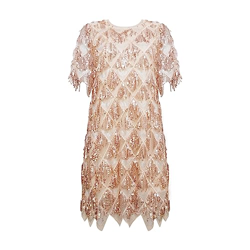 Robe flapper à franges confortable pour ne plus souffrir en soirée costumée - 6