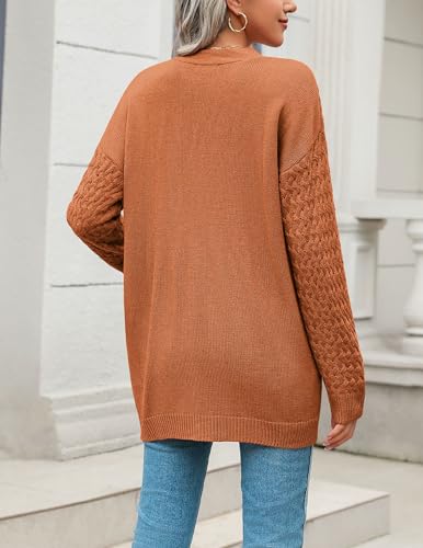 Image of Zeagoo Cardigan Sweaters for Women Long Sleeve Fall Clothes Button Down Top