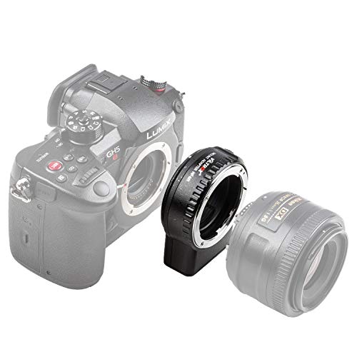 VILTROX NF-M1 Auto Focus Lens Mount Adapter,Support AF/MF for Nikon F Mount Lens to M4/3 M43 Mount Panasonic Olympus Camera GH4 GH5 E-M10 E-M5 - Image 5