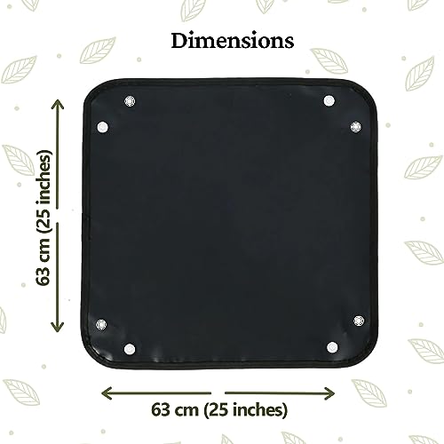 Bombay Greens Gardening Repotting Mat for Plants | Sturdy Handmade Foldable Mat | Plant Transplanting Mat | Unique Garden Tools Useful for Seedling Tray, Succulents, Bonsai and House Plants