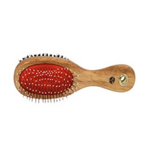 DOUBLE SIDED DOG GROOMING BRUSH LARGE, Brown - Image 2