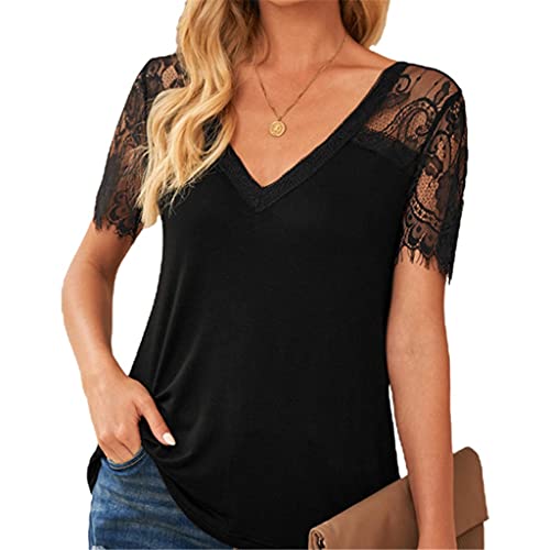 T-Shirt de Port décontracté Femmes Summer en V-col Anti Chaleur