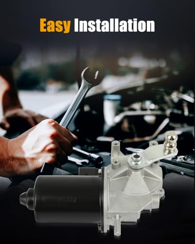 Image of ROADFAR Front Windshield Wiper Motor Fit for BMW for X6 2008-2015 | Fit For BMW For X5 2007-2013|For BMW For X6 2008-2015|Replace 61617200510|61617200535|7200535|4 Pins