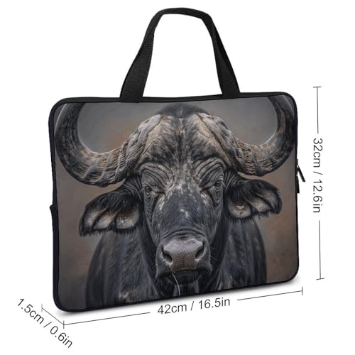 Laptop Shoulder Bag 17inch Laptop Bag Computer Bag Black miniatura 3