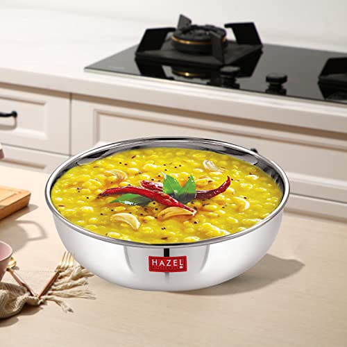 Hazel Alfa Premium Wok de Acero Inoxidable 1 L miniatura 2
