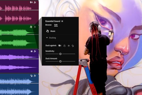 Image of Adobe Premiere Pro | Professional Video Editing Software | Motion Graphics & Visual Effects | 4K & VR Support | Advanced Audio Editing |12-Month Subscription | PC /Mac | Email Delivery