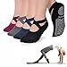 Ozaiic Non Slip Grip Socks for Yoga Pilates Barre Fitness, Anti Skid Hospital Labor Delivery Socks with Grips for Women