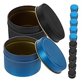 Pots avec couvercle : vous pouvez emporter ces contenants à bougies n'importe où et ne avoir à vous soucier des fuites, pots pour bougies