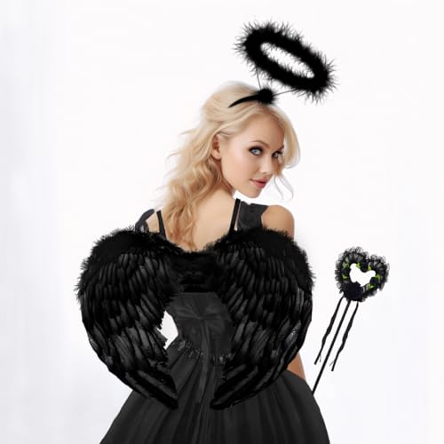 Accesorios de disfraz de ángel para mujer miniatura 4