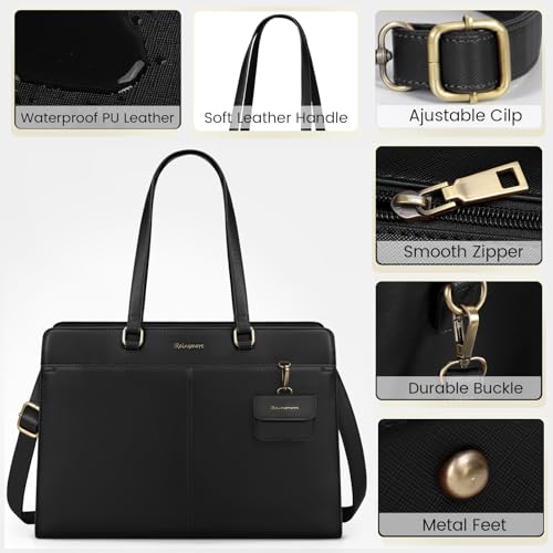 Bolso Laptop para Mujer 15.6 Pulgadas Resistente al Agua miniatura 6