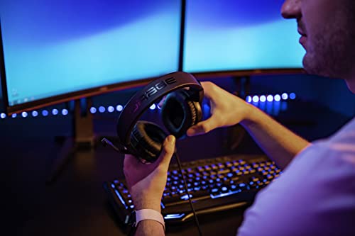 Image of uRage inchSoundZ 320 inch Wired Gaming Headset - 7.1 Surround, Soft Memory Foam, USB Wired Over-Ear Gaming Headphones with Microphone, Optimized for PC and PS5 - Black