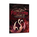 SKUGHEWK Póster decorativo de programa de televisión de anime con código de vida de la bestia parásita, póster decorativo de pared e impresión artística moderna para dormitorio familiar, pósteres de