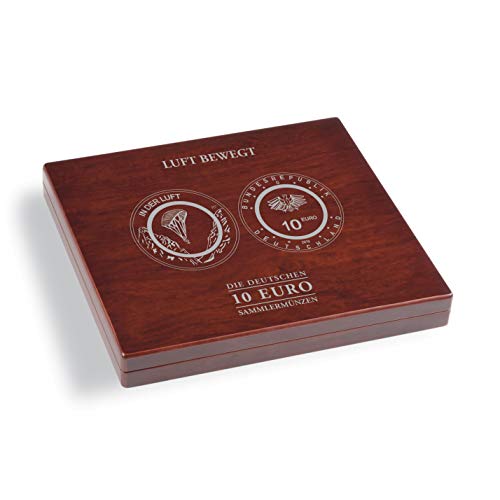 Estuche para monedas de 10 € con ranuras estables para cápsulas