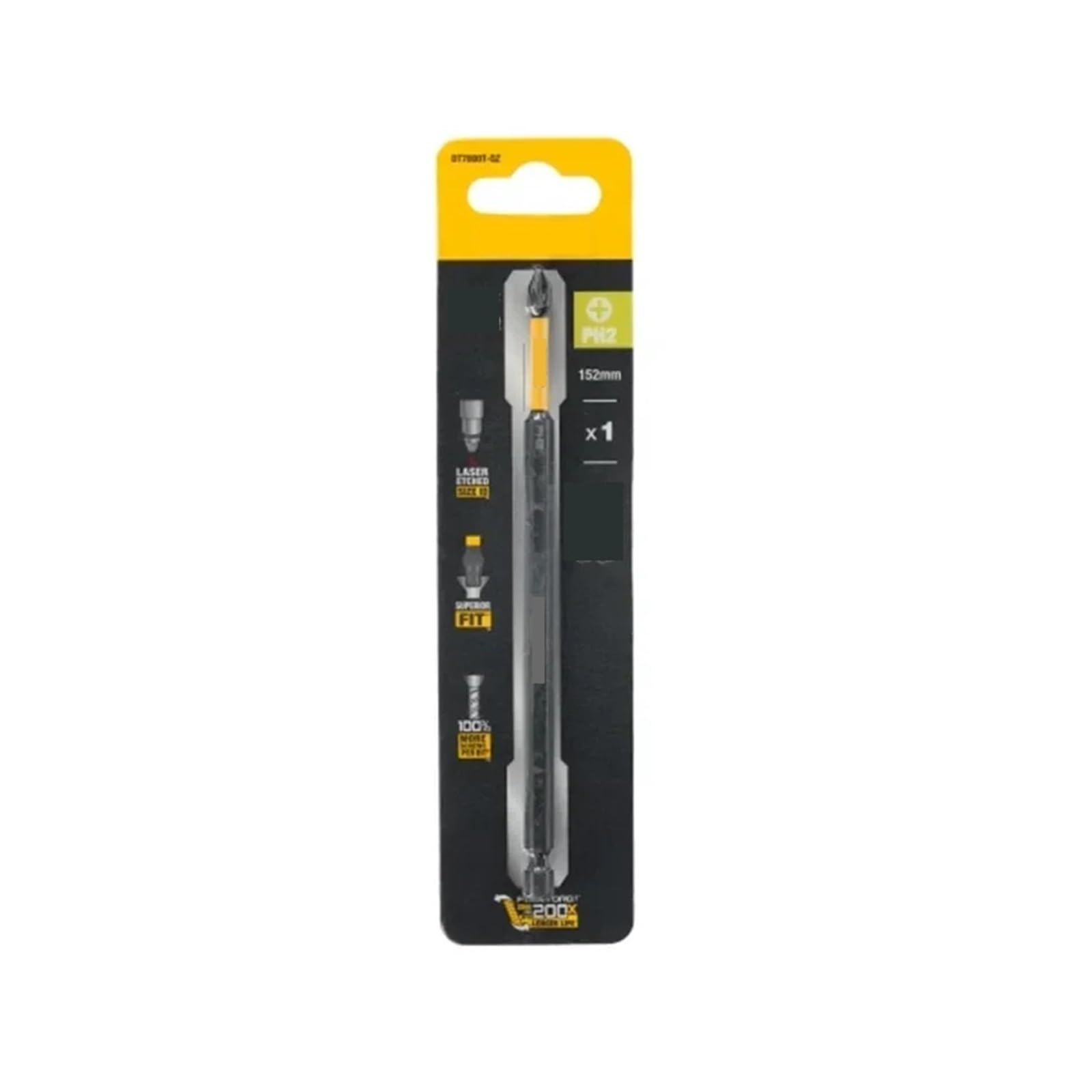 DT7800T-QZ PH2 Coppia Elastica Punta Magnetica Con Inserto Da 152 Mm, Compatibile Con Accessori For Utensili Elettrici DeWalt Punte Da Trapano(DT7800-10pcs)