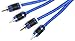 Stinger SI6217 17-Foot 2-Channel 6000 Series Audiophile Grade RCA Interconnect Cable , BLUE