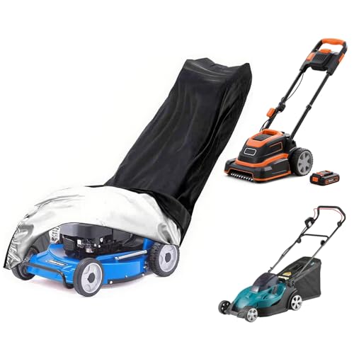 Blueshyhall Housse de protection résistante aux intempéries, pour tondeuse à gazon de 42
