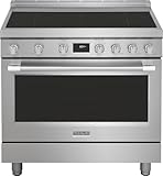 Frigidaire Professional 36 in. 5 Element Slide-in Induction Range in Stainless Steel with Dual Fan Convection PCFI3670AF