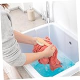 LALADEFIEE Brosse à Linge Poils de Porc Naturel pour Taches Tenaces Nettoyage Doux des Te...