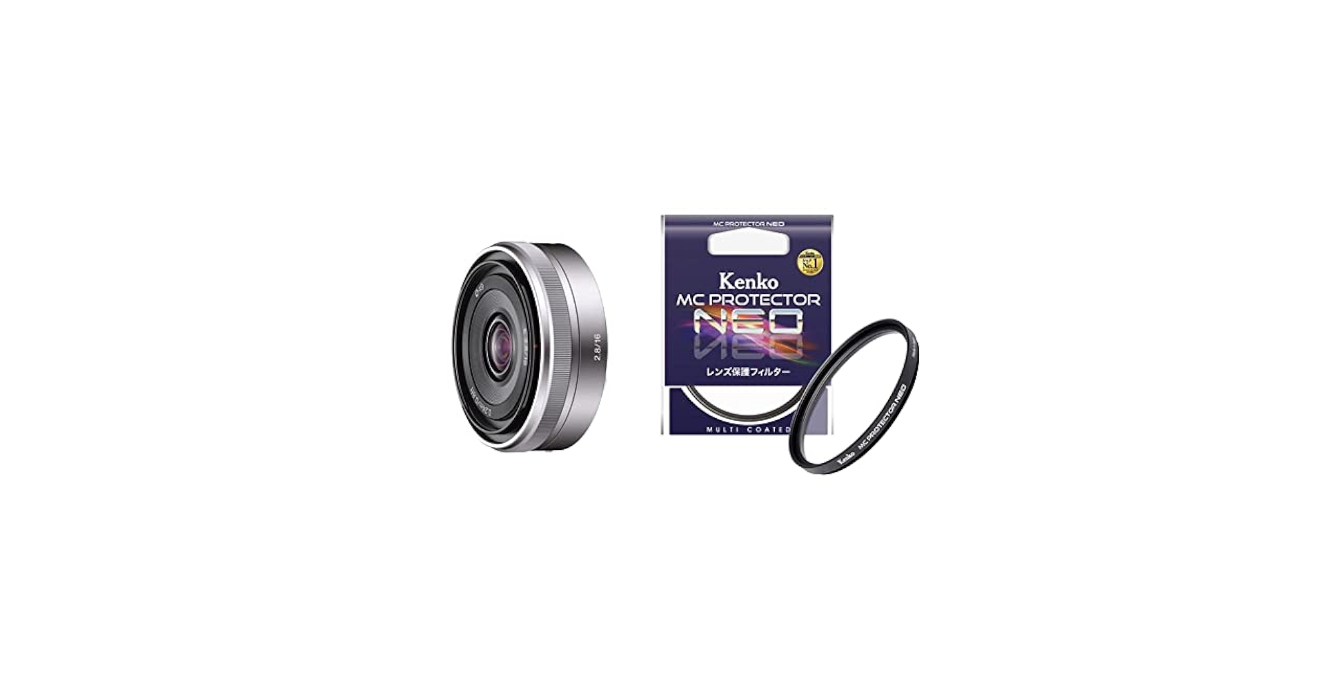 保護フィルタ付き！小型軽量パンケーキレンズ☆ソニー E PZ 16-50mm♡ 保護フィルタ付き！小型軽量パンケーキレンズ☆ソニー E PZ 16