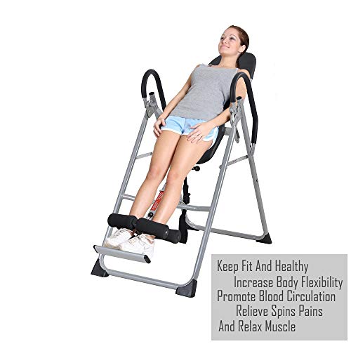 Kemket Inversion Table Back Therapy Fitness Reflexology Equipment - Inversion Table Inversion Machine With Comfort Backrest - Image 4