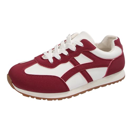 Trendy Sneakers for Women Memory Foam Lace Up Womens Sneaker