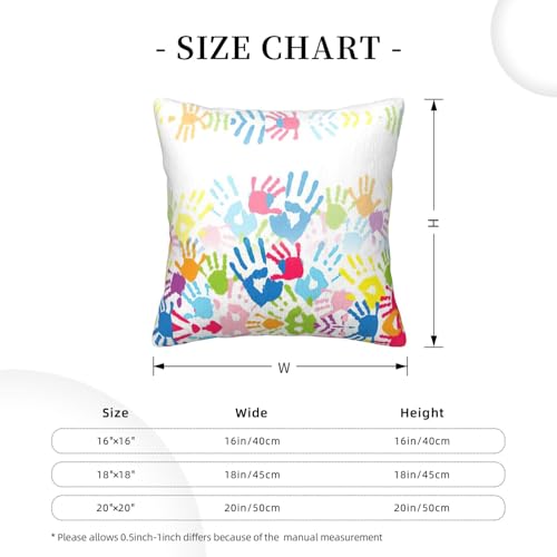 Housse de coussin en velours côtelé imprimé main pour grand canapé chic - 5