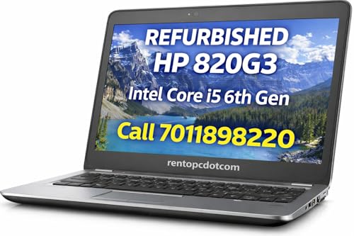 Certified 820G3 12.5 Inch Business Notebook Laptop | Core i5 6th Gen 6200u | 16GB DDR4 RAM | 1TB SSD Storage | Compact & Lightweight | HD Screen | Type-C | Webcam | WiFi | Win 10 Pro (16