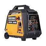 maXpeedingrods Groupe Electrogene Silencieux GPL et Essence 3500W Inverter Générateur Démarrage Electrique et Télécommande avec Prises USB et 230V Generator pour Camping Car Caravanes Garage Jardin