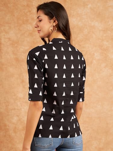 Image of Modeve Women Cotton Top for Summer