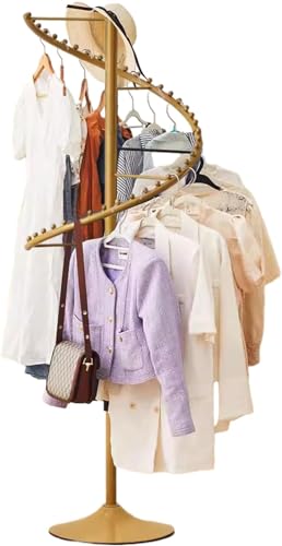Support en spirale pour boutiques résolvant le manque d'espace de vente