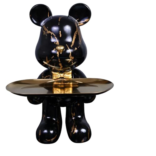 Estatua de oso en resina para decoración miniatura 3