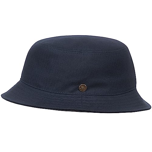 Sterkowski Golf Travel Hat | Waxed Cotton Bucket Hat for Men and Women | Bucket Hat for Women Mens Bucket Hats Summer Hats for Men Fishing Bucket Hat Outdoor Bucket Hat 59 cm Dark Navy