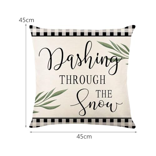 Housse de coussin Noël résistante pour protéger vos sièges - 4