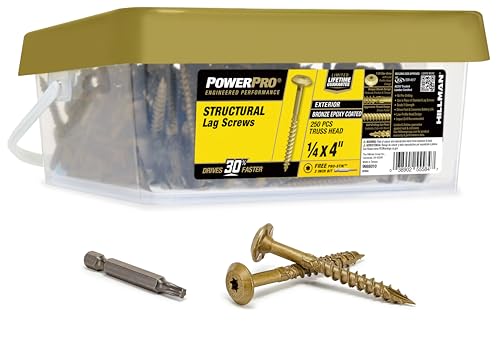 Vis à bois structurelles Power Pro à revêtement époxy anti-corrosion ICC ESR