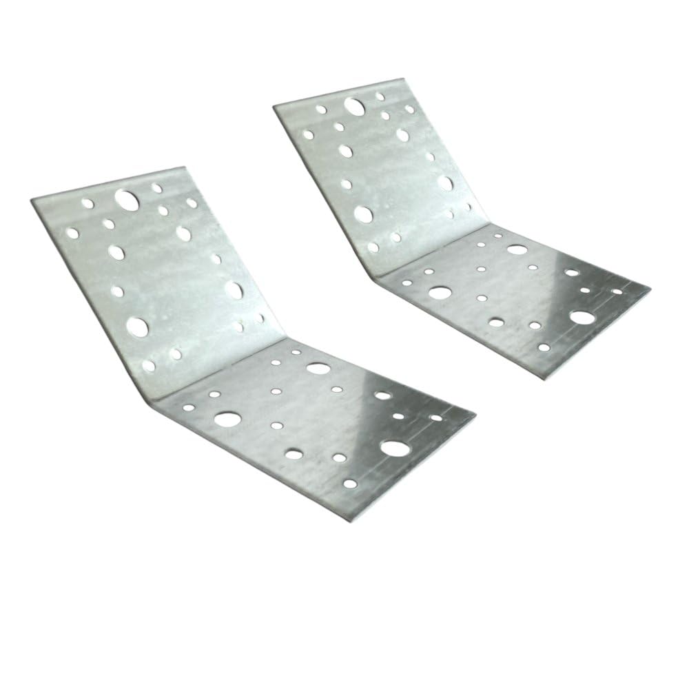 Winkelverbinder 2,5 mm 105 x 105 x 90 mm 135 Grad 25 Stück | 25 Stück Holzverbinder Winkel Metall 105 x 105 x 90 mm, Metallwinkel 135 Grad Balkenverbinder Kleine
