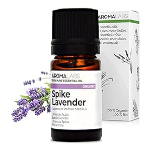 BIO – Huile essentielle LAVANDE ASPIC – 5mL – 100% Pure, Naturelle, Chémotypée et Certifiée AB – AROMA LABS (Marque Française)