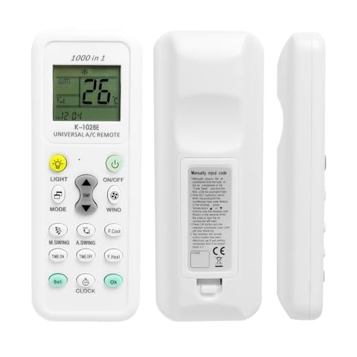 Telecomando Universale Condizionatore Climatizzatore per LG, Gree, Midea, Toshiba, Haier, Daikin, Hitachi, Sharp, Panasonic, Mitsubishi, Samsung, Hisense, Fujitsu e Oltre 1000 Marchi A/C Controller