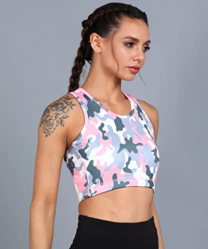 Image of Rock Paper Scissors Premium Seamless Non-Padded Slip On Sports Bra Low Impact Workout Black Bras Activewear Sports Bra