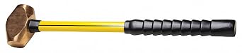 30060 Brass Sledge Hammer, 18" Classic Handle, Super Grip, 6 lb