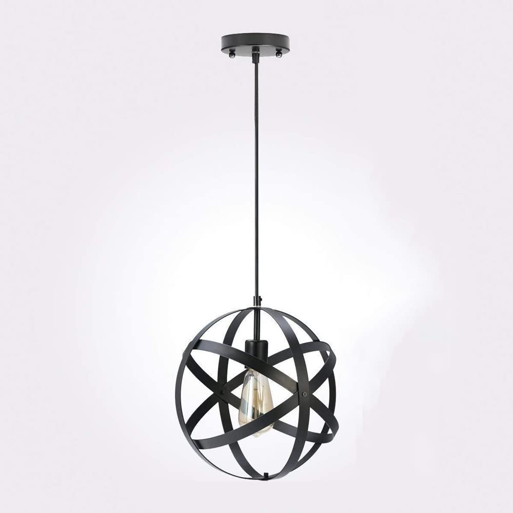 Lámpara colgante de globo vintage E27 para decorar y transformar la isla de cocina
