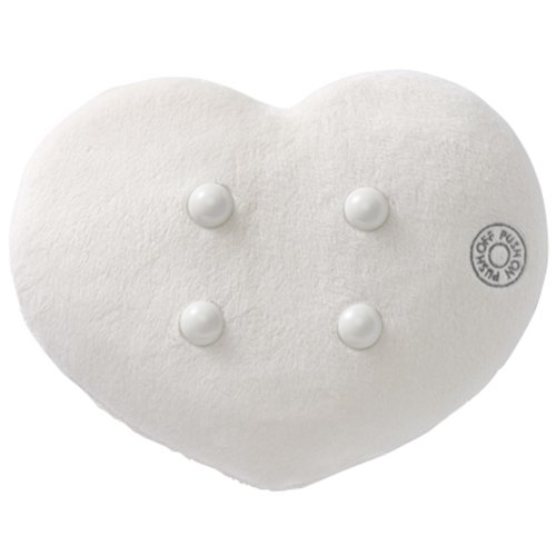 Coussin vibrant Toffy Large massant et relaxant blanc