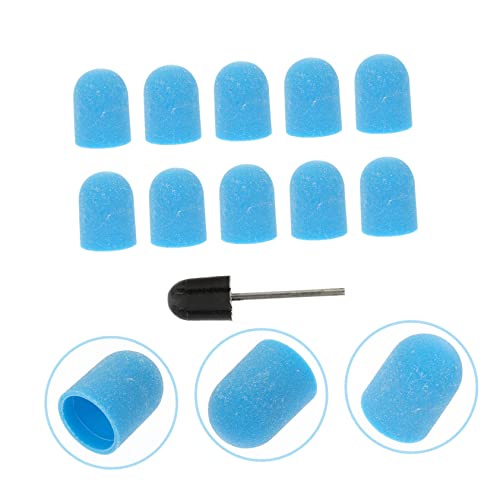 Capuchons de ponçage pour ponceuse ongles kit complet manucure pédicure et embouts - 7