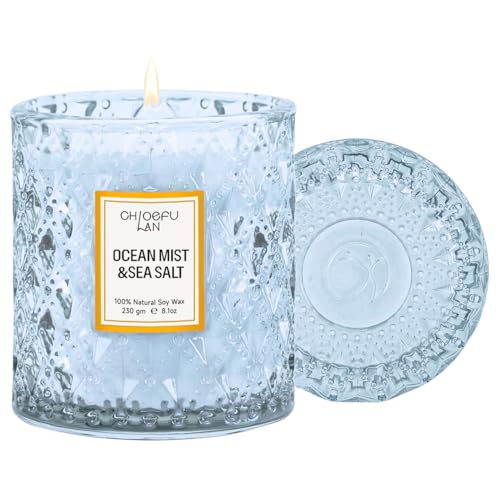 Chloefu LAN Summer California Mist Ocean & Sea Salt Candle 8.1 oz