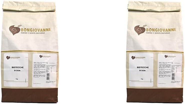 Bistecche di Soia 1Kg (Confezione da 2) 1 kg (Confezione da 2) - Immagine 1