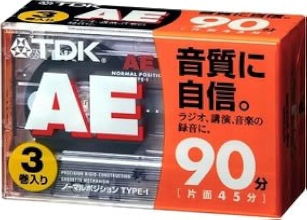 Amazon | TDK オーディオカセットテープ AE 90分3巻パック [AE