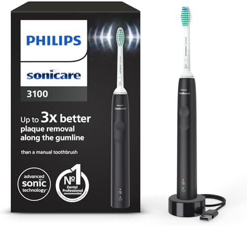 Philips Sonicare serie 3100, cepillo dental eléctrico, sónico, se...